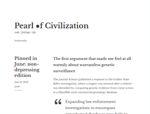 Tablet Screenshot of pearlofcivilization.net